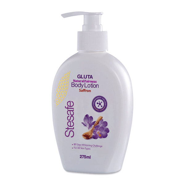 STESAFE GLUTA SAFFRON NATURAL FAIRNESS BODY LOTION 275ML