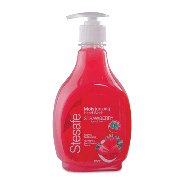 STESAFE MOISTURIZING HAND WASH STRAWBERRY 500ML